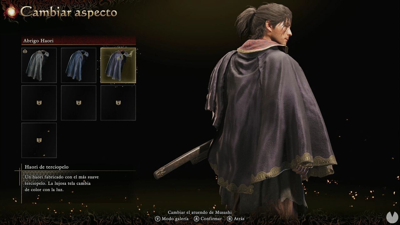 Onimusha: Way of the Sword - Haori Coats: Velvet Haori