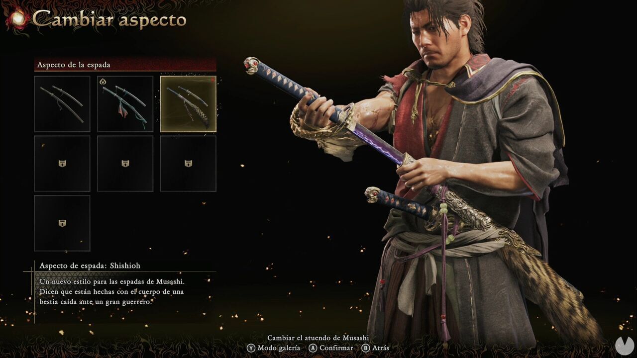 Onimusha: Way of the Sword - Sword Appearance: Shishioh