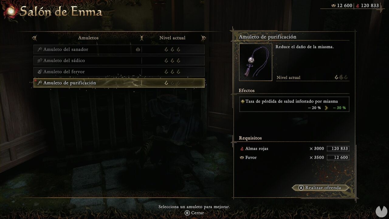 Onimusha: Way of the Sword - Charms: Charm of Purification