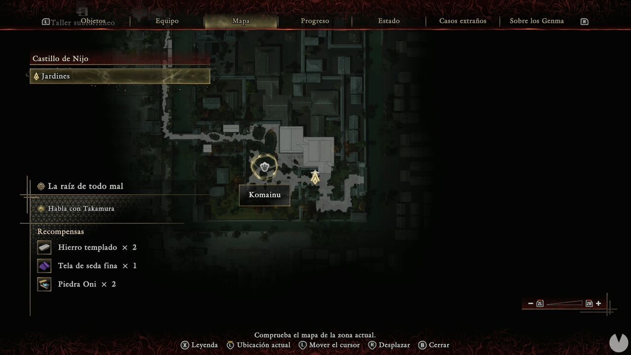 Onimusha: Way of the Sword - Lion Dogs: location of one of the Lion Dogs at Nijo-jo Castle