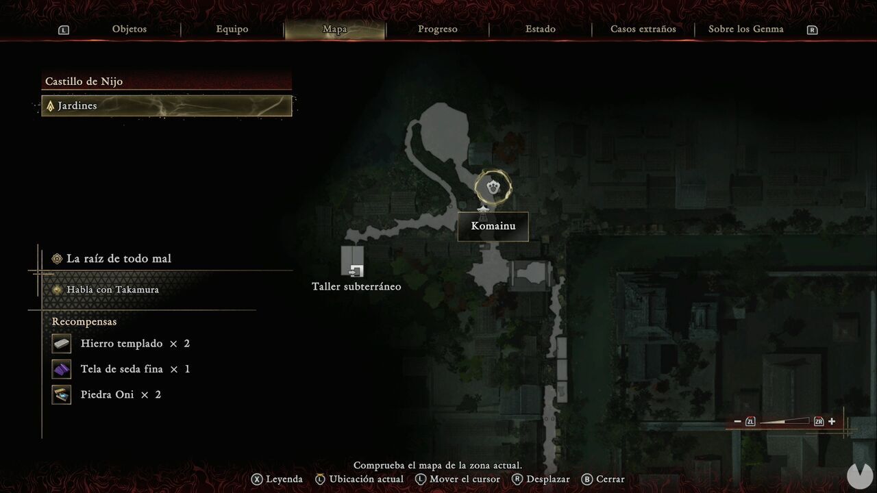 Onimusha: Way of the Sword - Lion Dogs: location of one of the Lion Dogs at Nijo-jo Castle