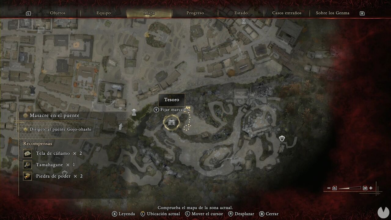 Onimusha: Way of the Sword - Bloodbath on the Bridge: location of the Treasure chest near the exit from Toribeno
