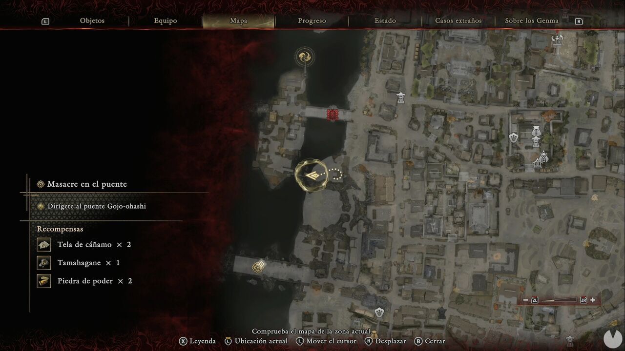 Onimusha: Way of the Sword - Bloodbath on the Bridge: point where you can cross to the northwestern part of Eastern Kyoto beyond the Kamo River