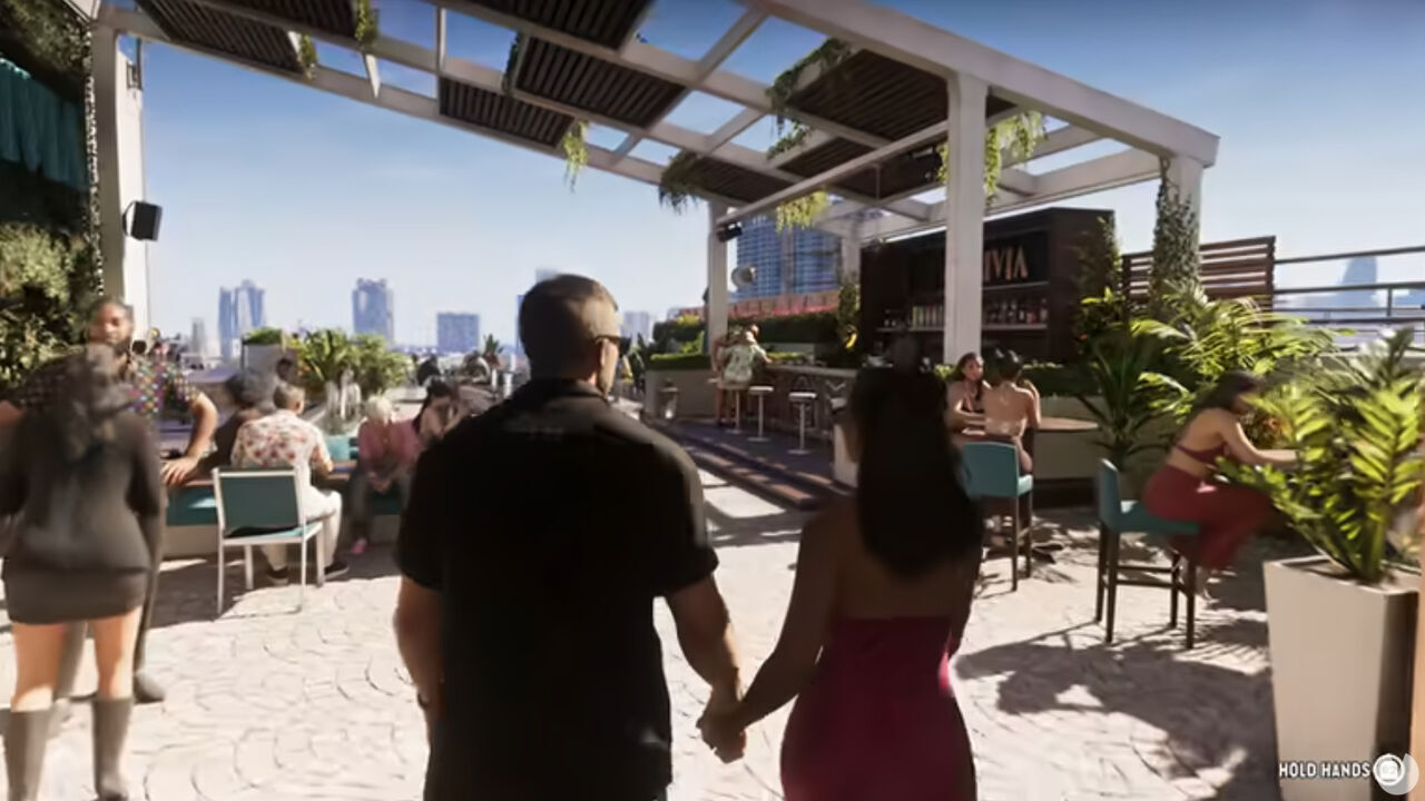 Jason y Luc�a cogidos de la mano en GTA 6.