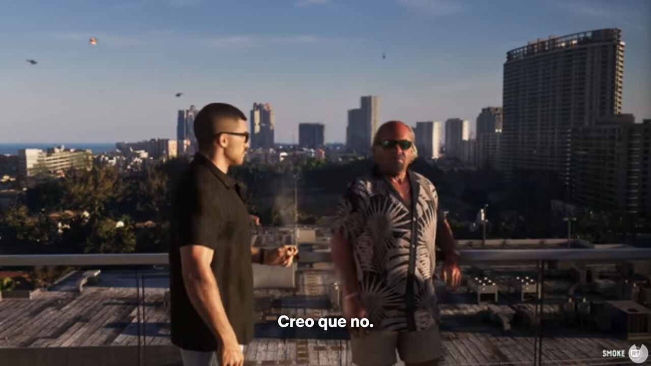 Jason fumando en GTA 6.