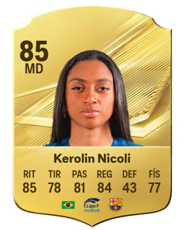 EA Sports FC 27 - Mejores jugadores Kerolin Nicoli