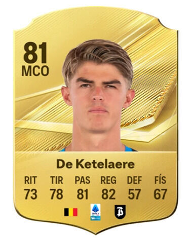 EA Sports FC 27 - Mejores jugadores Charles De Ketelaere