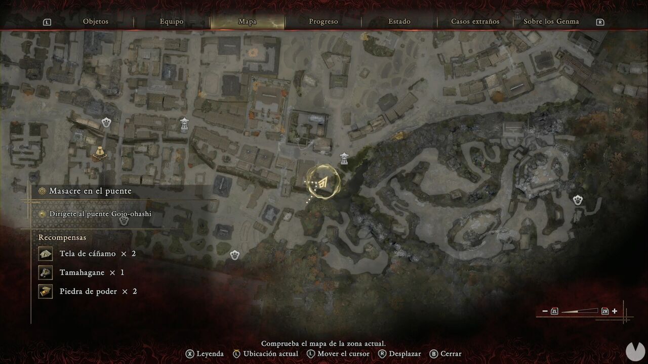 Onimusha: Way of the Sword - Bloodbath on the Bridge: gate opening the shortcut from southwestern Kyoto to Toribeno