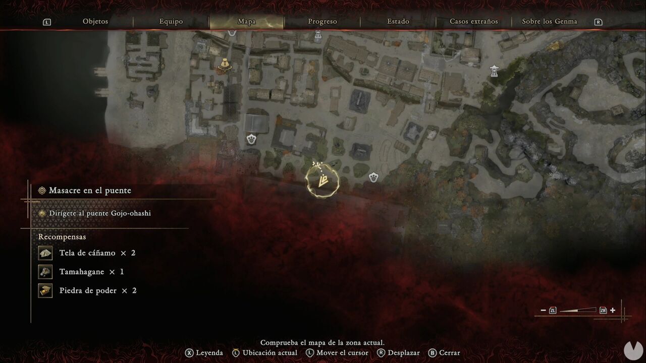 Onimusha: Way of the Sword - Bloodbath on the Bridge: location of the small hut along the southern edge of the southwestern fields containing Whetstones and Cotton Cloth