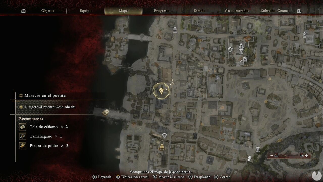 Onimusha: Way of the Sword - Bloodbath on the Bridge: Hempen Cloth chest in one of the fields in southwestern Kyoto
