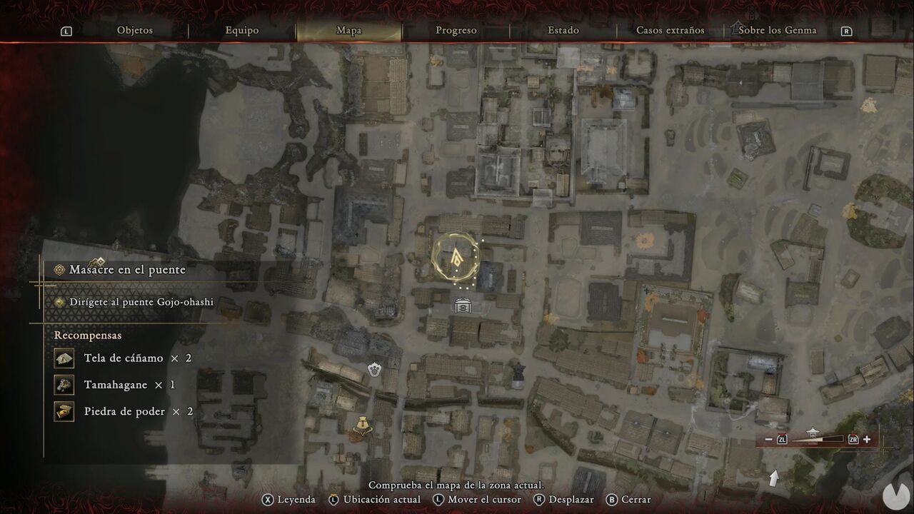 Onimusha: Way of the Sword - Bloodbath on the Bridge: location of the watchtower containing one of the Oni Glyphs