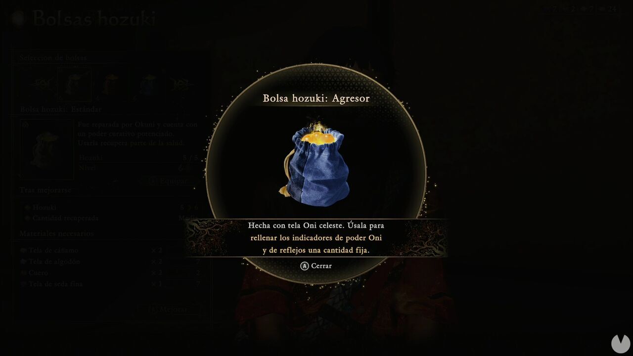 Onimusha: Way of the Sword - Hozuki Pouches: Hozuki Pouch: Aggressor