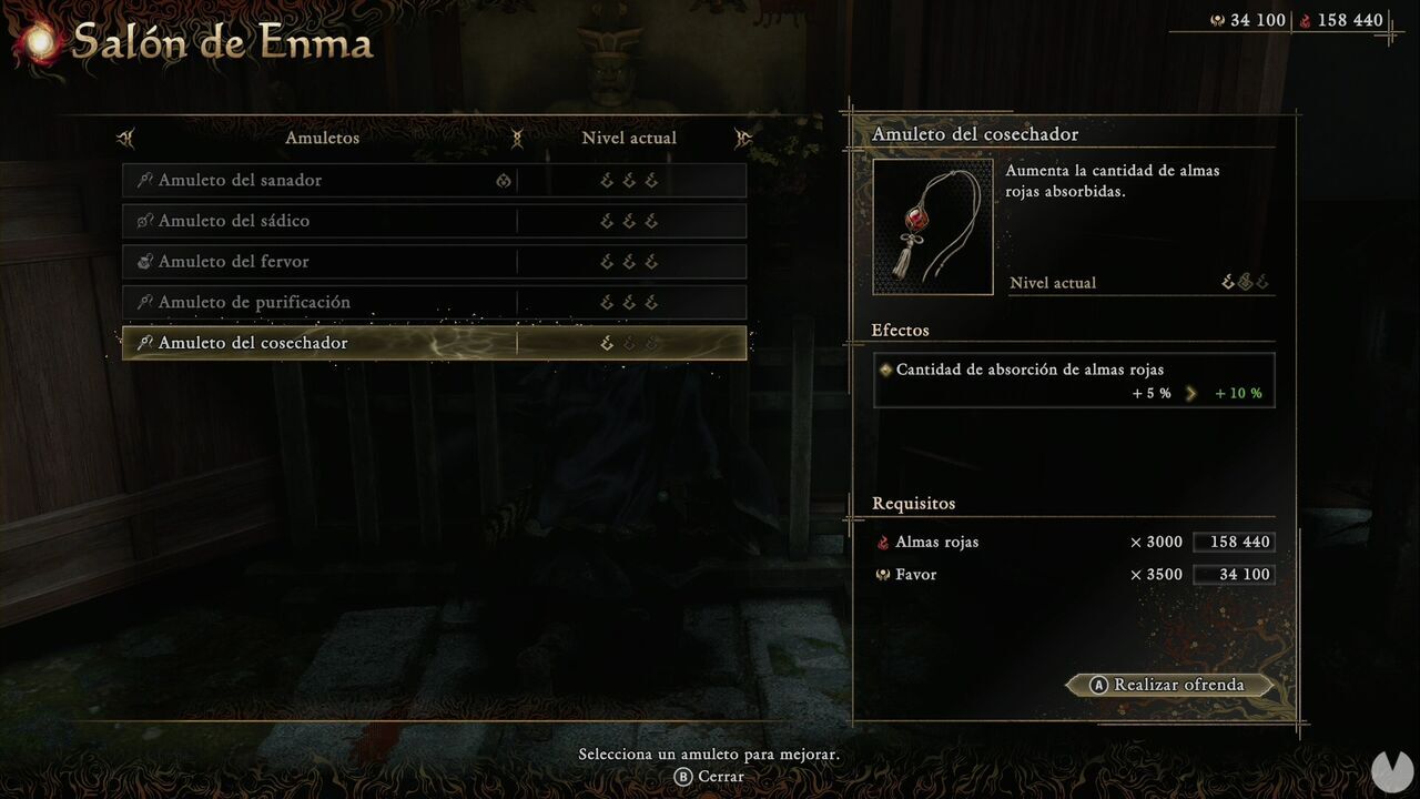 Onimusha: Way of the Sword - Charms: Reaper's Charm