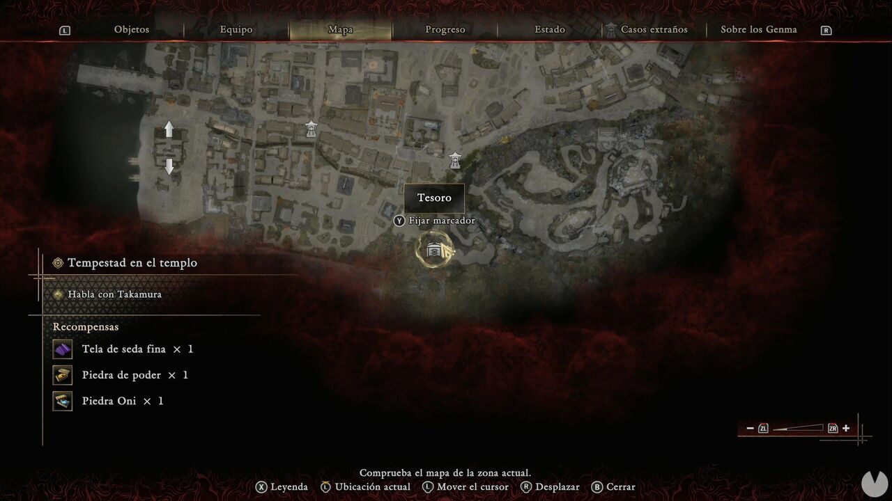 Onimusha: Way of the Sword - A Tempest at the Temple: location of the Treasure chest in one of the Rift areas from Shadows Fall
