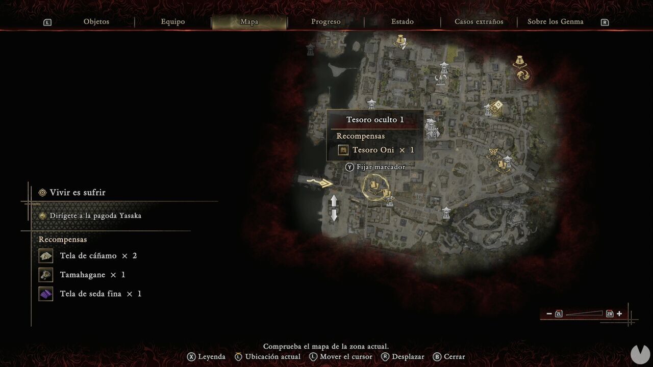 Onimusha: Way of the Sword - Chance Encounters: location of Hidden Treasure No. 1