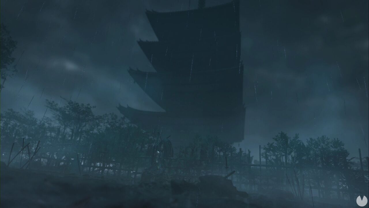 Onimusha: Way of the Sword - To Live is to Suffer: Musashi and Ganryu meet at Yasaka Pagoda