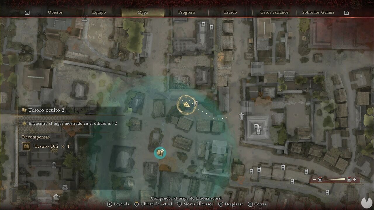 Onimusha: Way of the Sword - Chance Encounters: location of the Hidden Treasure No. 2 Treasure