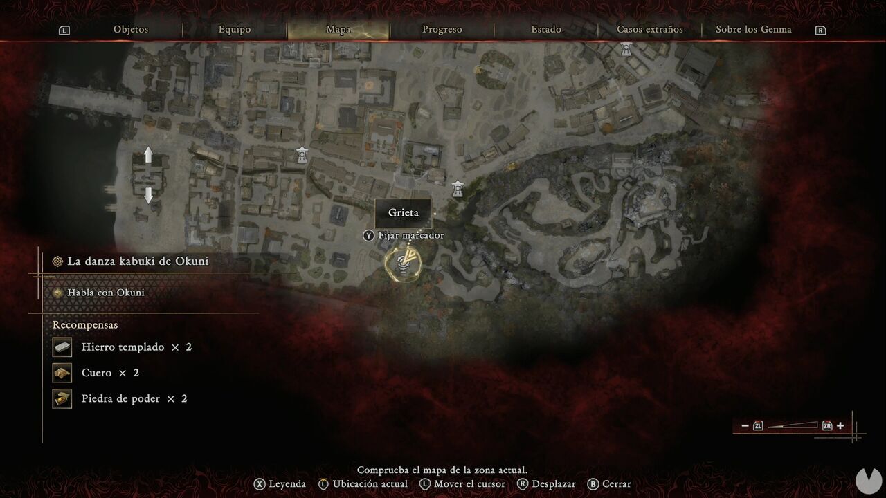 Onimusha: Way of the Sword - Rifts: location of the Rift southwest of Toribeno