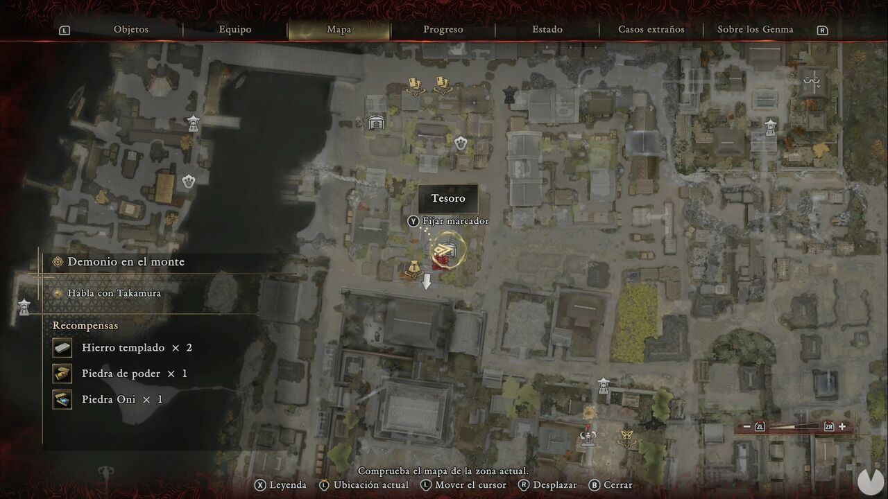 Onimusha: Way of the Sword - The Demon on the Mount: location of the Treasure northwest of Yorimasa's shrine inside a house locked from within