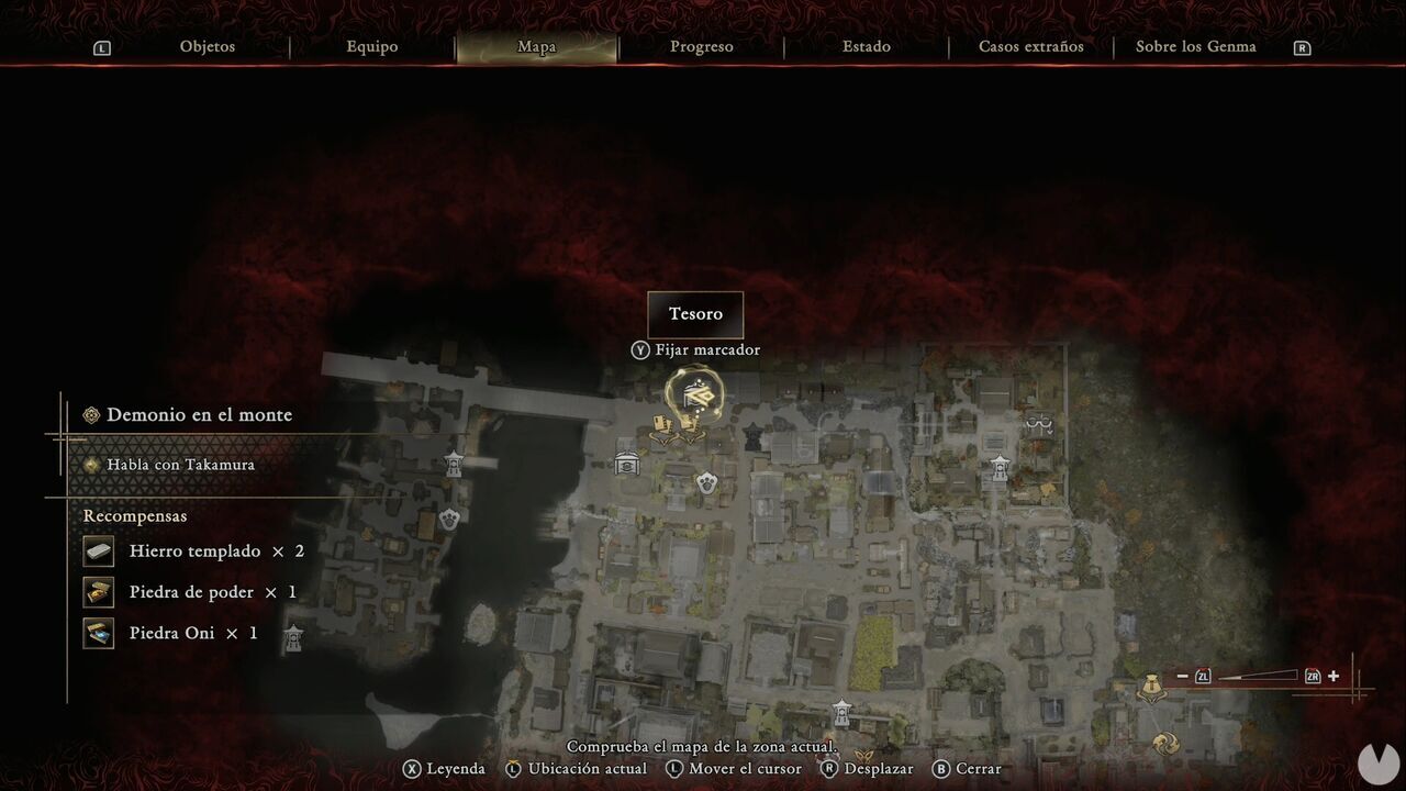 Onimusha: Way of the Sword - The Demon on the Mount: location of the Treasure on the upper floor of one of the houses along the northern edge of Eastern Kyoto