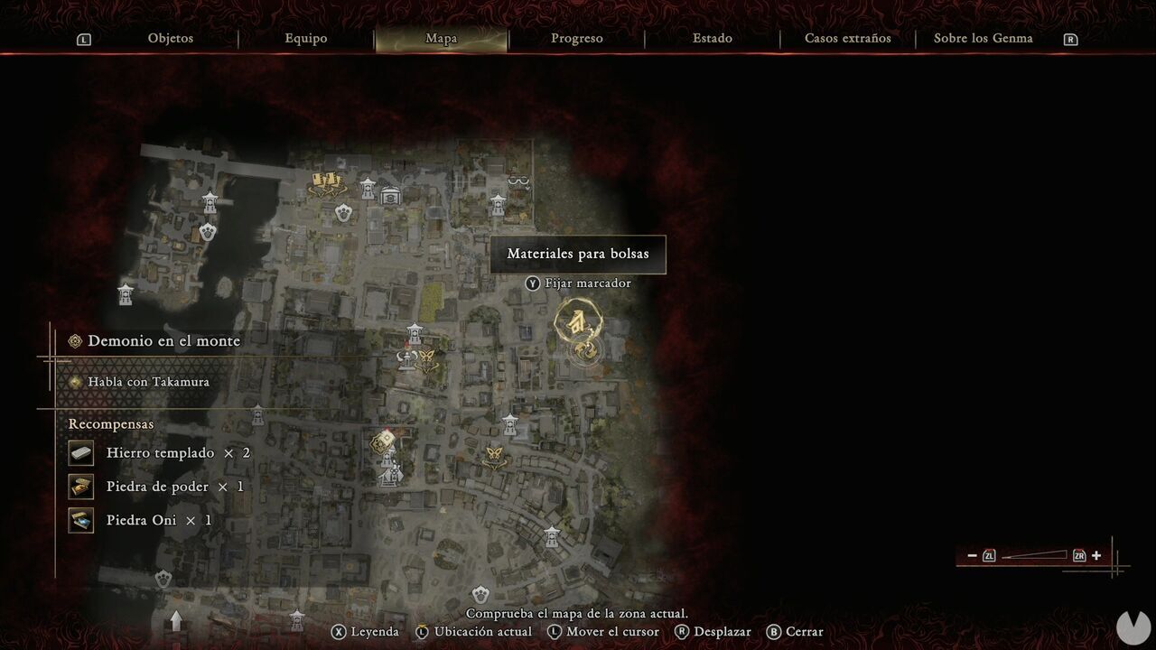 Onimusha: Way of the Sword - The Demon on the Mount: location of the Oni Glyph that rewards a new Oni Cloth