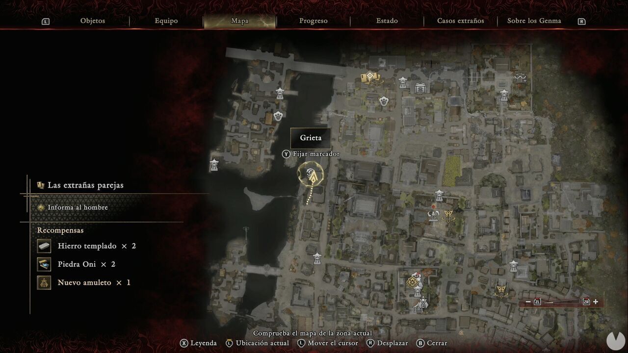 Onimusha: Way of the Sword - Rifts: location of Rift #6 southeast of the sandbar