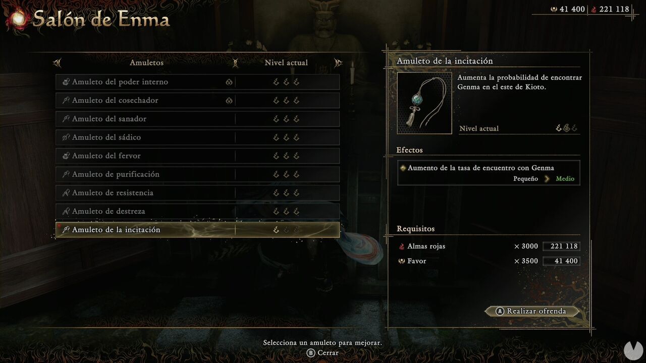 Onimusha: Way of the Sword - Charms: Charm of Enticement