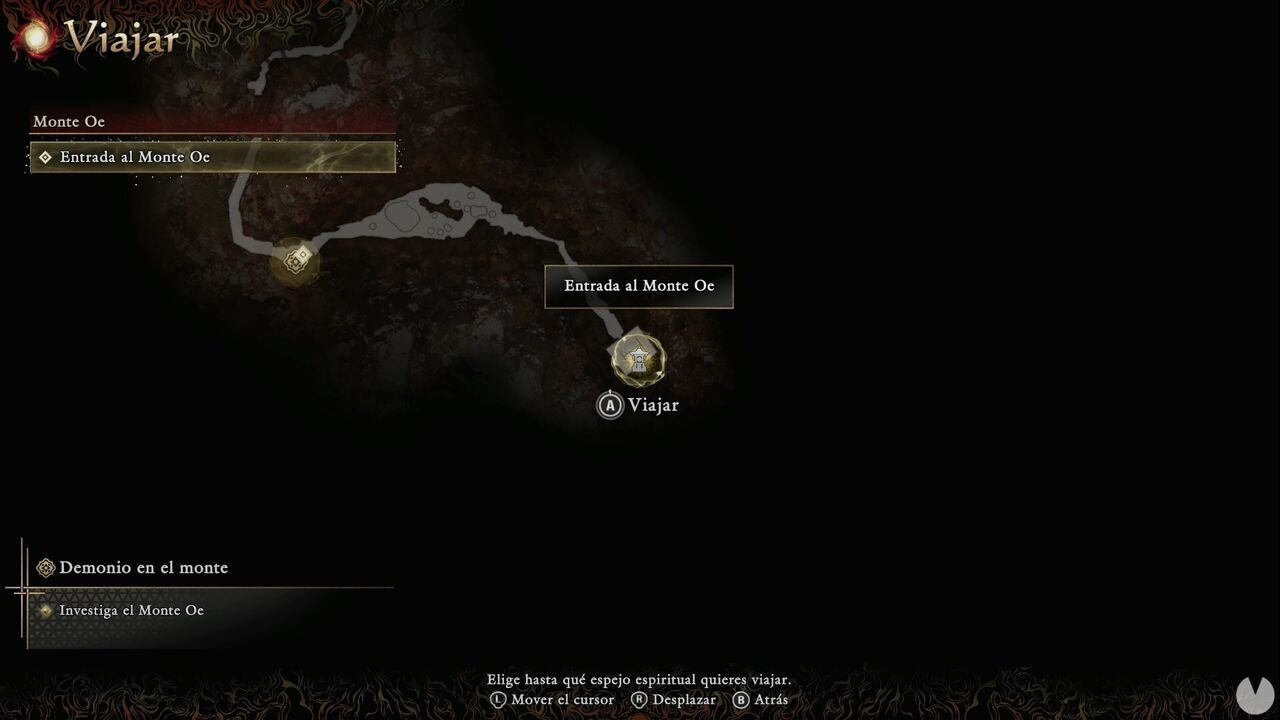 Onimusha: Way of the Sword - The Demon on the Mount: location of the Mount Oe Entrance Spirit Mirror