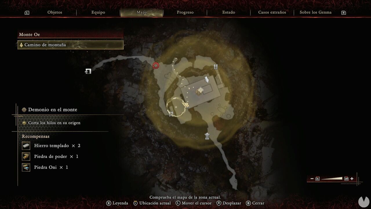 Onimusha: Way of the Sword - The Demon on the Mount: location of the ladder leading down to the southwestern courtyard of the ruined building