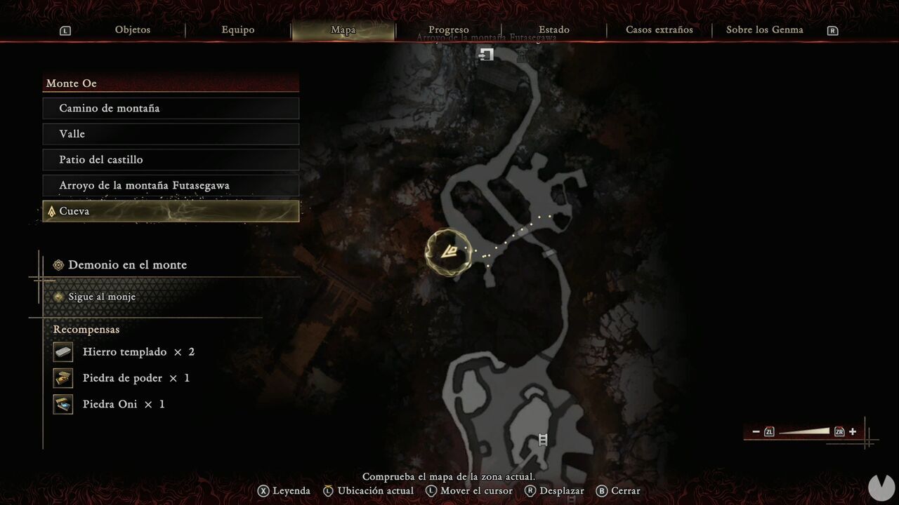 Onimusha: Way of the Sword - The Demon on the Mount: location of the chest in the cells containing Tempered Iron and Cotton Cloth