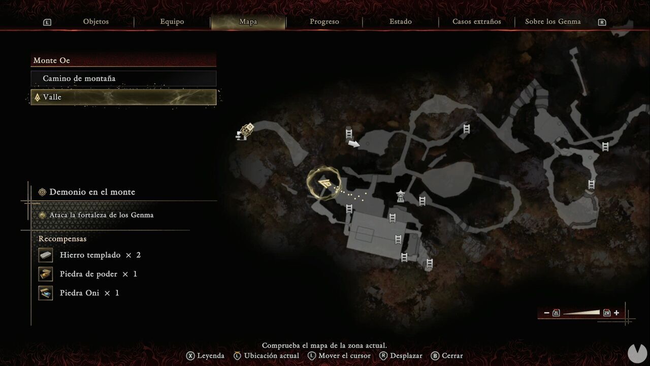 Onimusha: Way of the Sword - The Demon on the Mount: location of the Iron chest in the hanging-crate area of Mount Oe