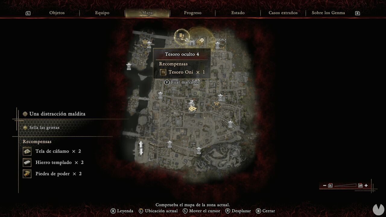 Onimusha: Way of the Sword - Chance Encounters: location of Hidden Treasure No. 4