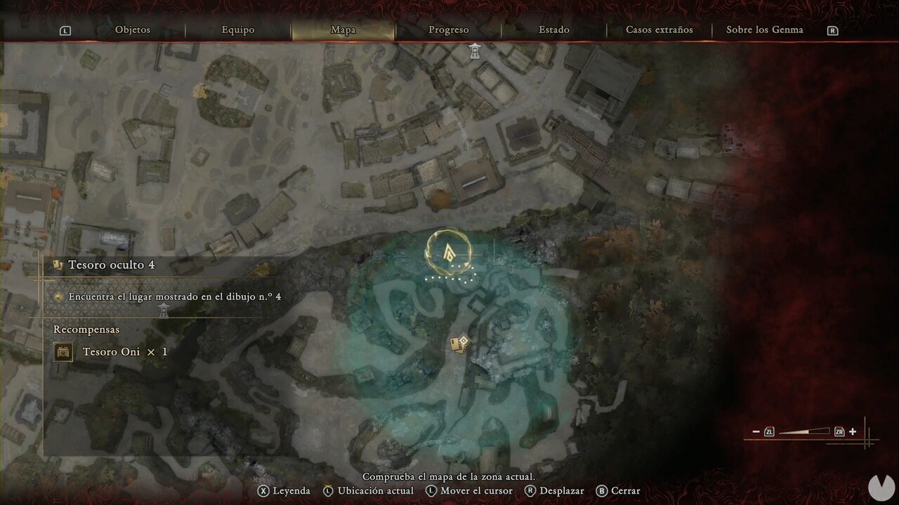 Onimusha: Way of the Sword - Chance Encounters: location of the Hidden Treasure No. 4 Treasure