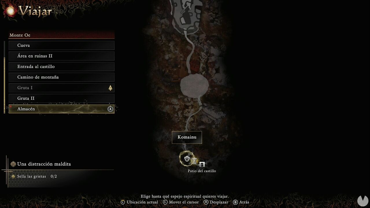 Onimusha: Way of the Sword - Location of one of the Lion Dogs on Mount Oe