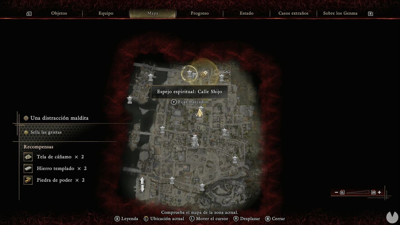 Onimusha: Way of the Sword - A Haunted Distraction: location of the Shijo Street Spirit Mirror in northern Kyoto