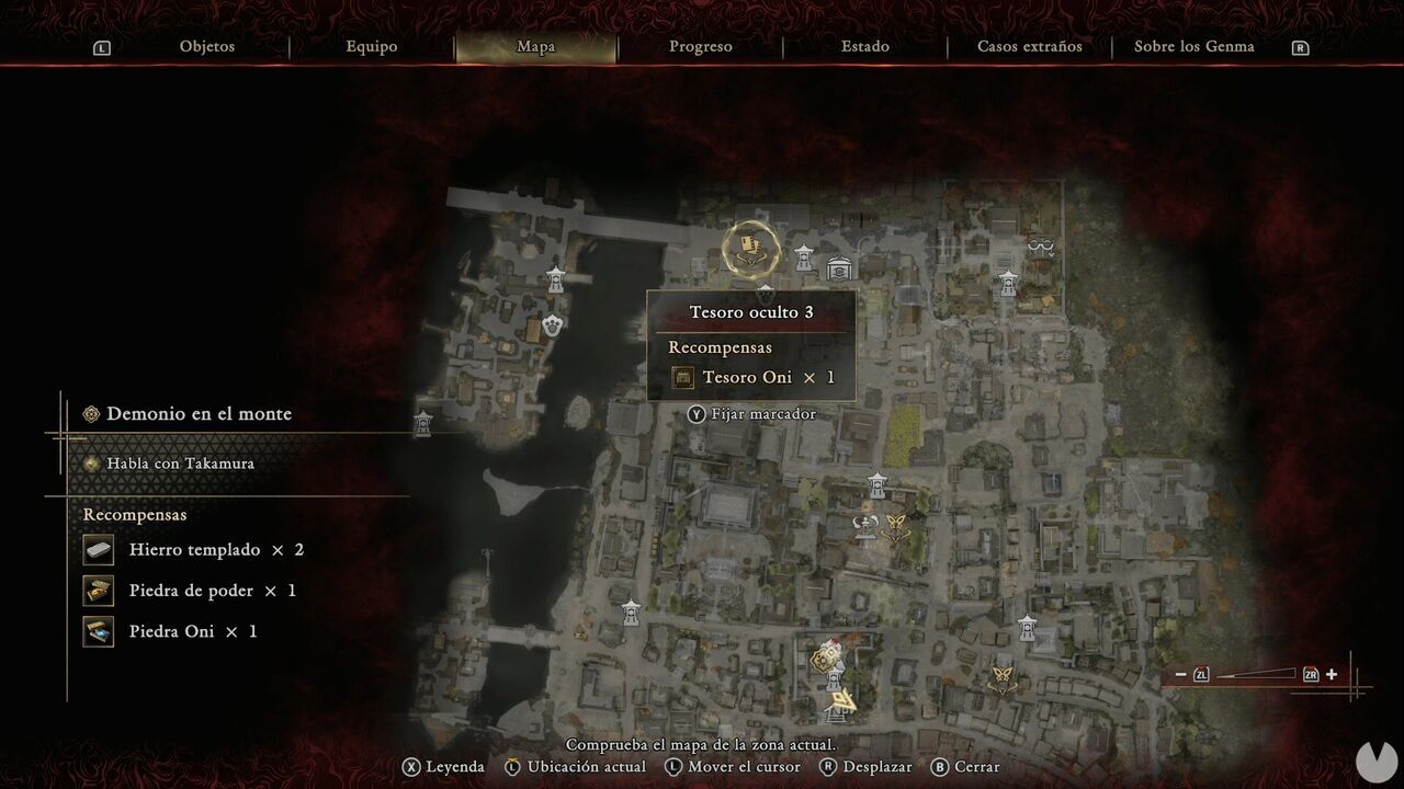 Onimusha: Way of the Sword - Chance Encounters: location of Hidden Treasure No. 3