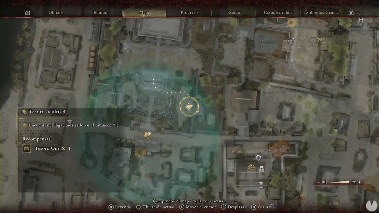 Onimusha: Way of the Sword - Chance Encounters: location of the Hidden Treasure No. 3 Treasure