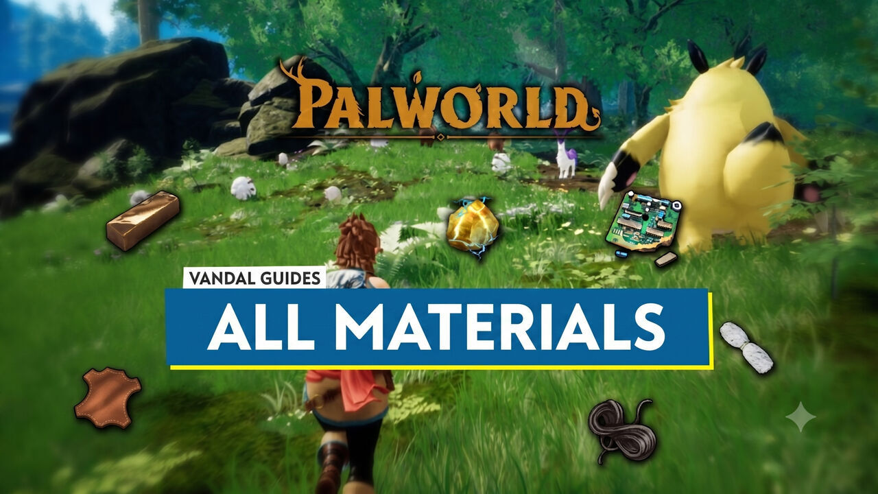 Palworld guide - Resources and Materials