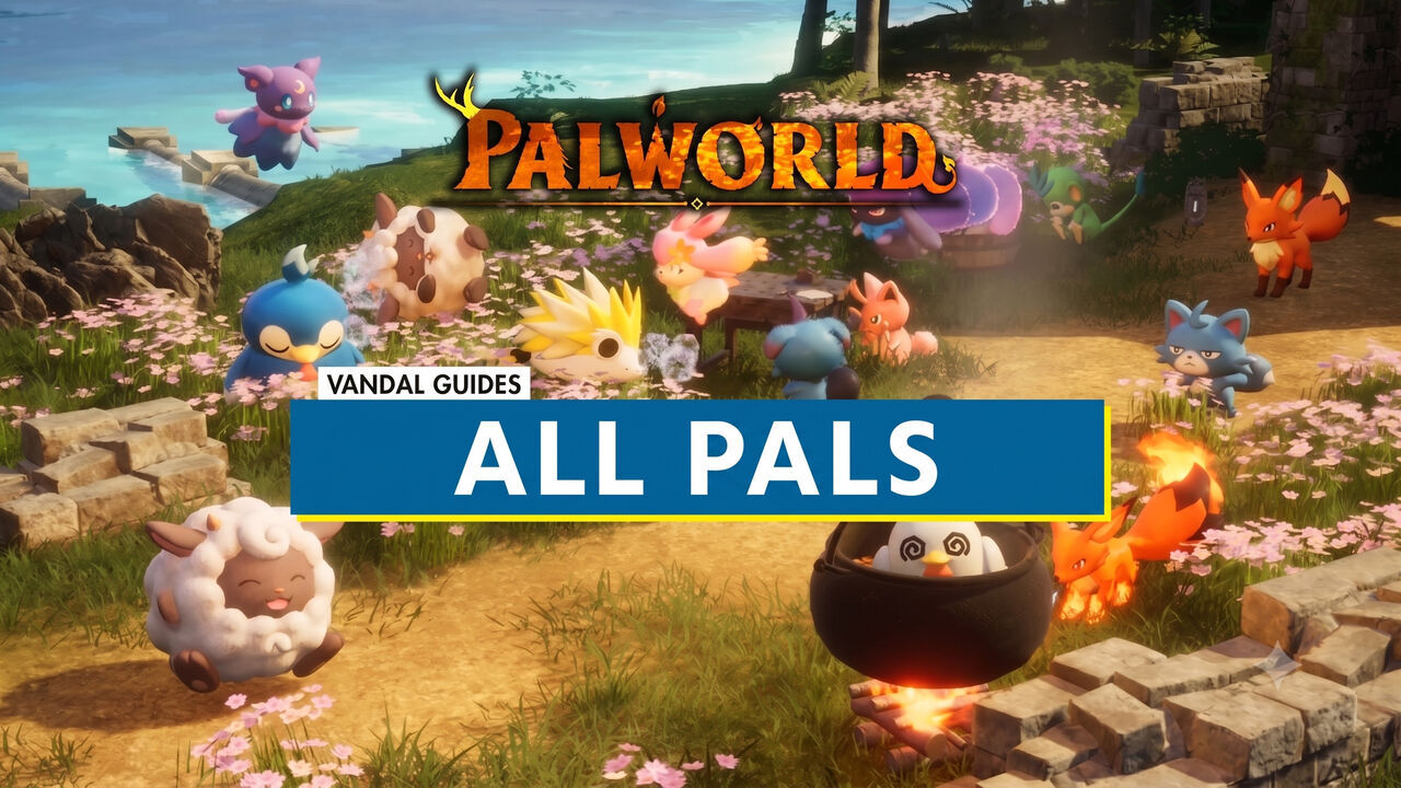 Palworld guide - Paldeck with all Pals