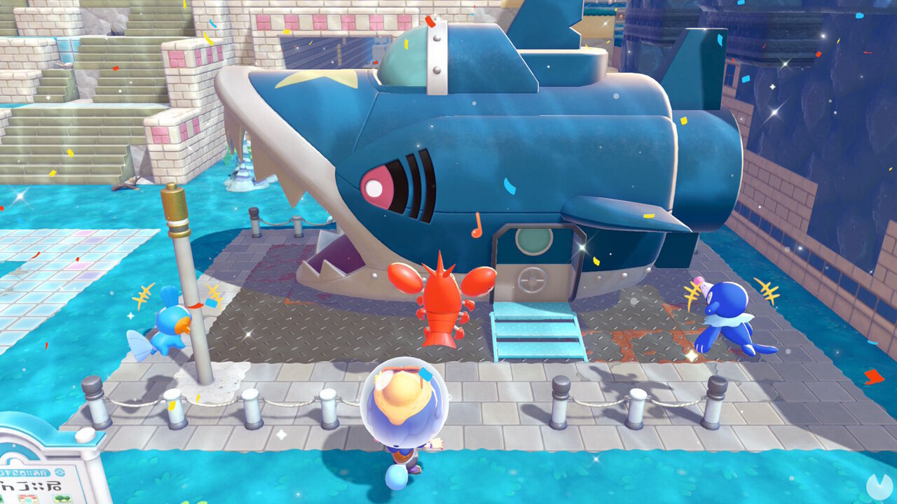 Pok�mon Pokopia DLC 1 Bubbly Basin - Build the Beautiful Building request - Complete Corphish's request