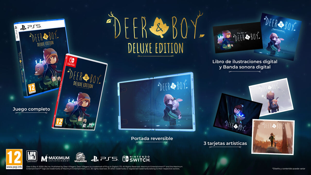 Deer & Boy: Deluxe Edition física confirmada para Switch y PS5