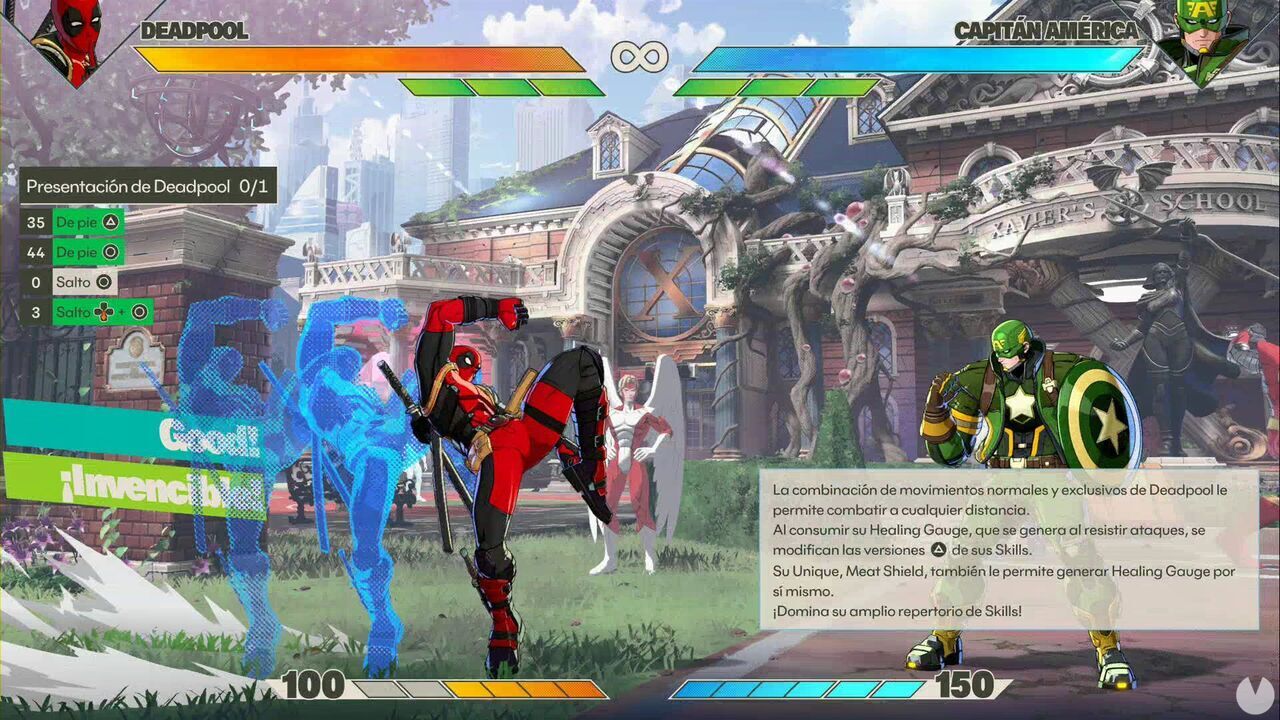 Marvel Tōkon: Fighting Souls - Deadpool secret commands; Deadpool performing Fever Dream: Phoenix