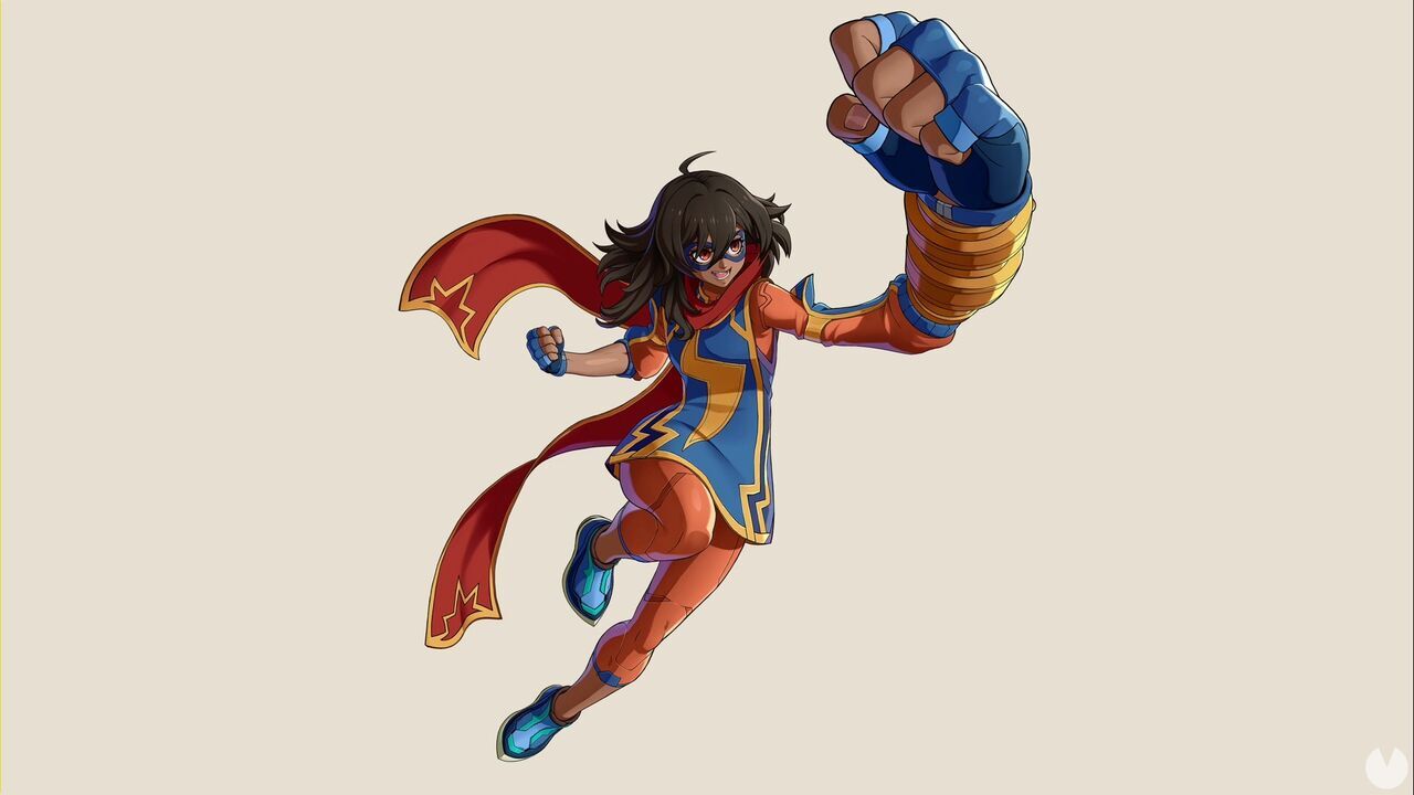 Marvel Tokon Fighting Souls - Characters, Ms. Marvel gallery artwork