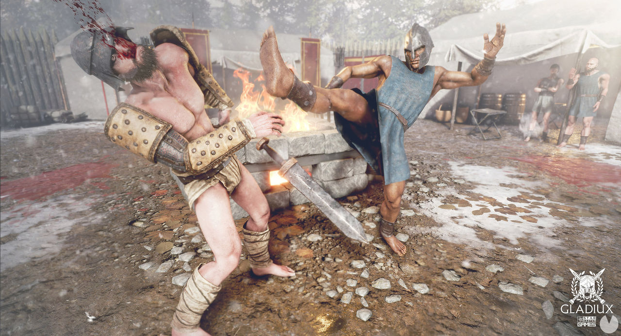 Gladiux, a combat game set in Ancient Rome, shown in pictures