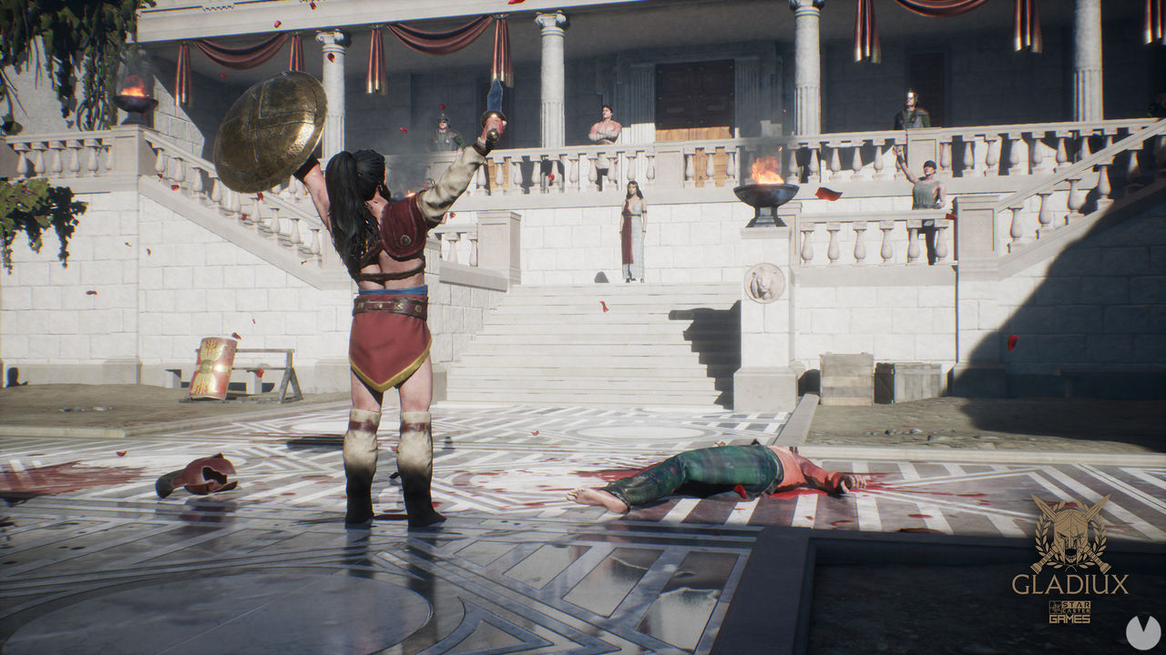 Gladiux, a combat game set in Ancient Rome, shown in pictures