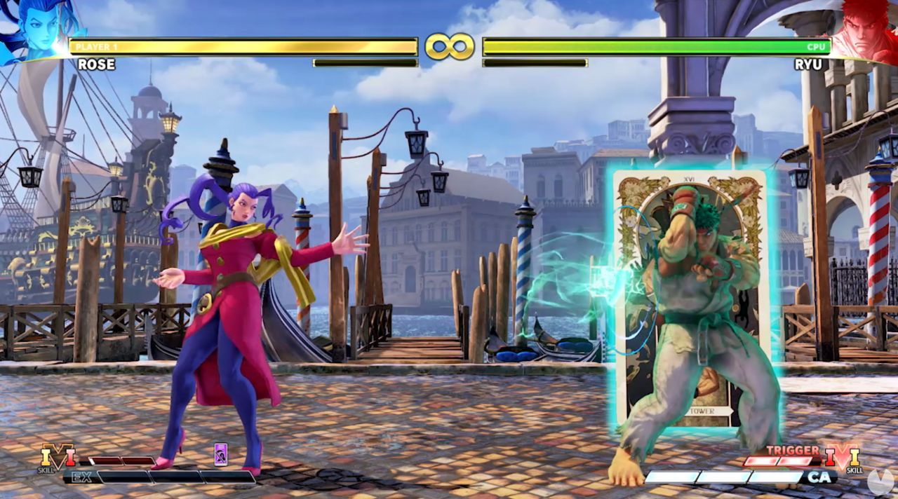 Street Fighter 5: Champion Edition muestra a Rose, Oro y Akira Kazama en acción