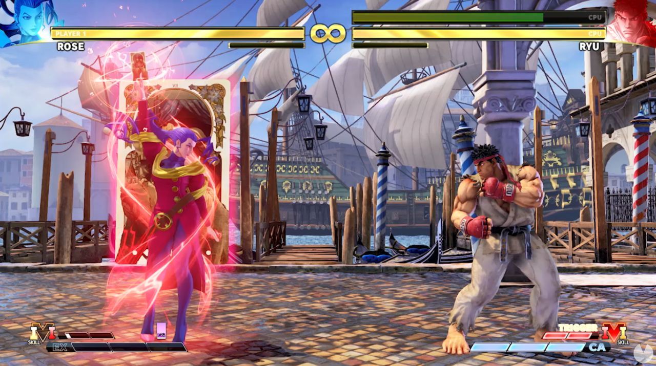 Street Fighter 5: Champion Edition muestra a Rose, Oro y Akira Kazama en acción
