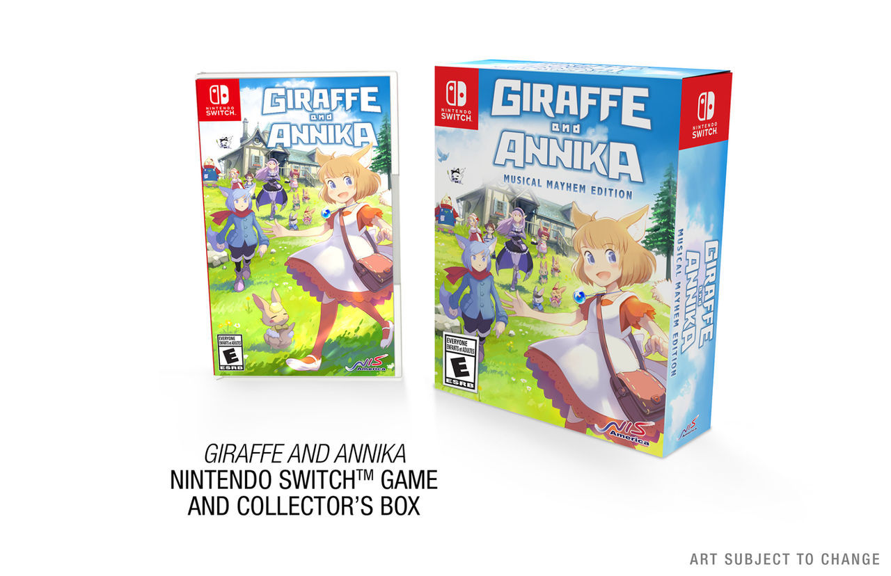 La adorable aventura Giraffe and Annika debutará en PS4 y Switch el 28 de agosto