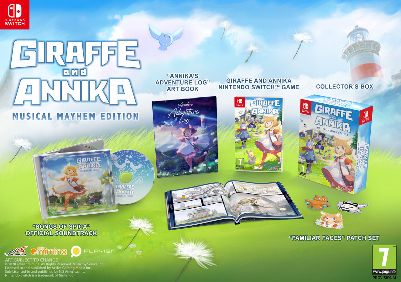 La adorable aventura Giraffe and Annika debutará en PS4 y Switch el 28 de agosto