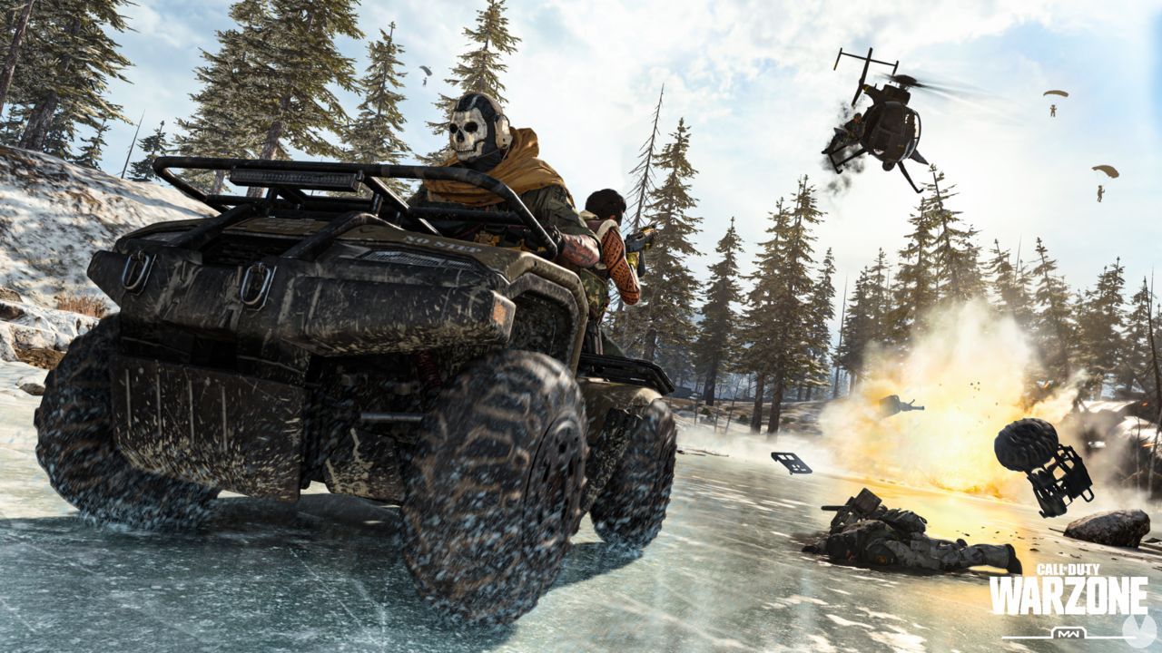 Ganan una partida a Call of Duty: Warzone encerrando a sus rivales con un coche